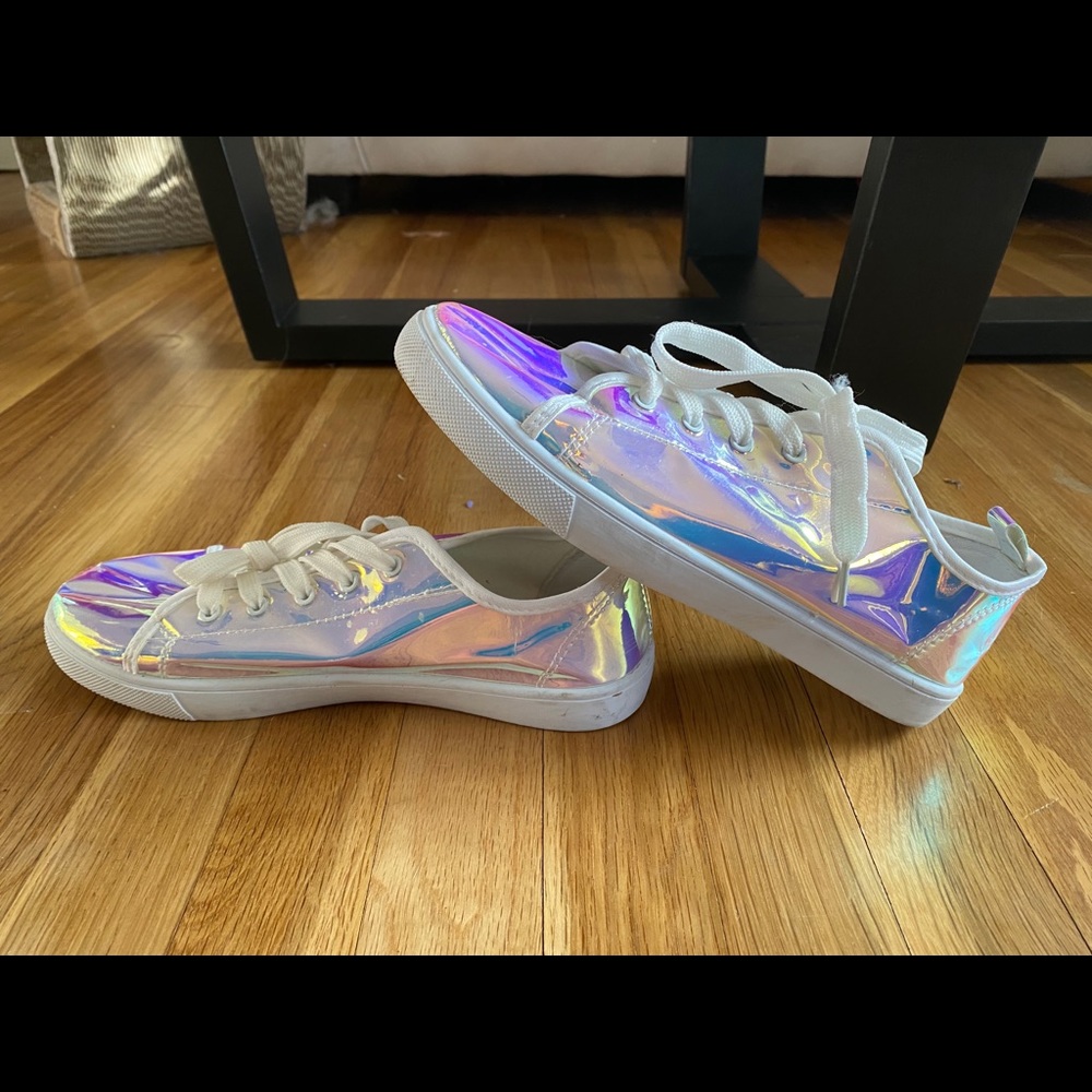 Holographic sneakers